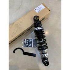 SUPER SHOCH M2 偏心後叉 預載阻尼可調 後避震 DIO50, 黑銀色100kg,M2 dio265mm偏心後避震器, 1個