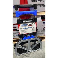 Magna Cart Plus 便攜式摺疊手拉車 150磅/68公斤 鋁合金, 1個, 有藍色、紅色隨機出貨
