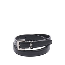 생 로랑 중고 레더 벨트