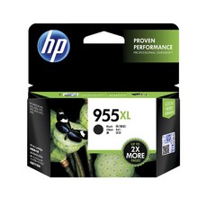 HP 955XL 黑色噴墨墨水匣 Up to 2X More Pages, 黑色, 1個