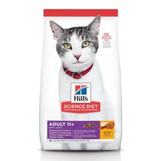 希爾思 Hill's 成貓 11歲以上 貓飼料, 1個, 1.58kg, 雞