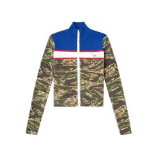 디젤 타이거 프린트 골지 스웨터