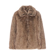 리우조 페이크 퍼 재킷