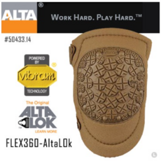 電筒魔 Alta FLEX 360-AltaLOk 護膝 #50433.14 狼棕色運動防護舒適耐用, 1個