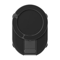 MagLock 小吸盤磁吸支架 360°旋轉, 磁吸吸盤式手機支架-黑色, 1個