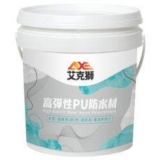 艾克獅 L531 高彈性PU防水材 1加侖, 灰色, 1個, 3.785L