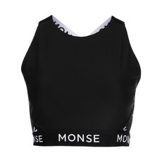 몬세 로고 프린트 스포츠 탑