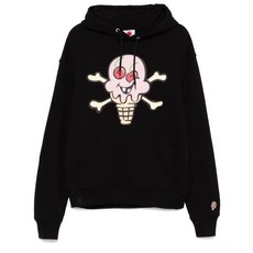 아이스크림 로고 프린트 후디