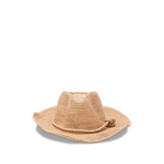 이벨리브 매듭 라피아 모자