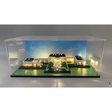WBS樂光創意 21054 白宮專用壓克力展示盒/防塵盒 (不含積木), 1個