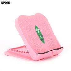 DFMEI 拉筋板拉筋神器可摺疊小腿拉伸器斜踏板站立細腿抻筋家用健身踏板, 1個, 13檔磁療粉色