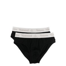비비안웨스트우드 로고 웨이스트밴드 브리프