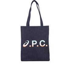 A.P.C. 로고 프린트 토트 백