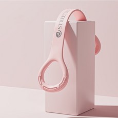 【台灣出貨】八字拉力帶 健身拉力繩 八字拉力器 拉力繩 彈力繩 瑜珈繩 拉筋 拉背繩, 升級款-粉色, 1個