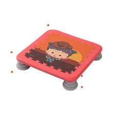 NEEUU 兒童蹦床 65*12.5*65cm 升級版, 紅色圖案 升級版, 1個