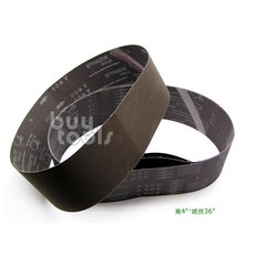 買工具-日本NCA黑牛金屬研磨環帶砂布 砂布環帶機規格4*36英吋 #100~#600, 1個, #600