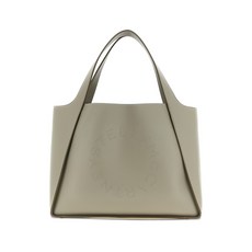 스텔라매카트니 로고 프린트 스터드 토트 백