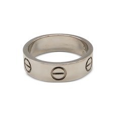 까르띠에 중고 러브 14K 화이트 골드 링