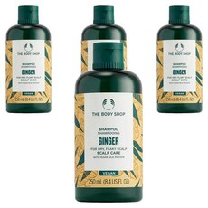 THE BODY SHOP 美體小舖 薑根鏗活調理洗髮精, 4瓶, 250ml