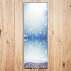 SUSI 止滑瑜珈鋪巾 專用 超細纖維吸水速乾止滑 輕巧便攜, 雪地, 1個
