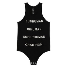 릭 오웬스 X 챔피온 슬로건 프린트 민소매 탑