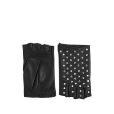 아넬 아이린 스트라스 장식 핑거리스 장갑