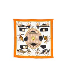 에르메스 중고 1990s 보투르 아 트랜스포메이션 바이 F. 드 라 페리에르 스카프