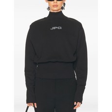 장폴고티에 모크 넥 긴소매 스웨트셔츠