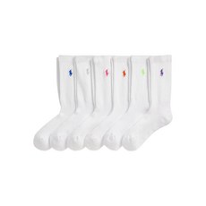 폴로랄프로렌 폴로 포니 자수 양말 6팩 세트