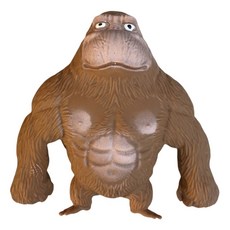 紓壓捏捏出氣包中款猩猩(出氣包 捏捏樂 回彈舒壓捏捏玩具 大猩猩 減壓金剛 整人玩具 紓壓玩具), 1個