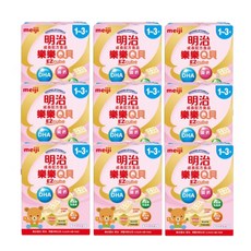 明治 樂樂Q貝 成長配方食品 適用1-3歲, 560g, 9個