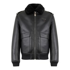 필립플레인 시어링 텍스처 칼라 재킷