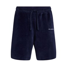 칼 라거펠트 로고 자수 쇼츠