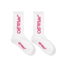 오프화이트 로고 장식 양말