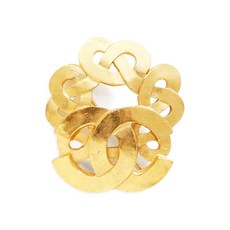 샤넬 중고 1970-1980's CC 마크 브로치