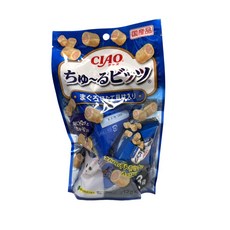 CIAO 啾嚕肉泥小粒 貓咪零食 獨立包裝, 12g, 3個, 鮪魚干貝