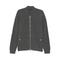 자노네 골지 집업 가디건