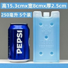 冰袋大容量冰晶冷藏反覆冰板保鮮擺攤食品冷凍保溫箱降溫空調製冷, 1個, 藍冰