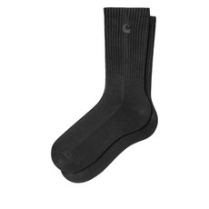 칼하트윕 로고 자수 골지 양말