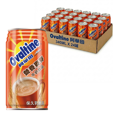 Ovaltine 阿華田 營養麥芽牛奶飲品, 24罐, 340ml