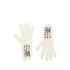 MM6메종마르지엘라 숫자 모티프 니트 장갑