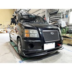 Suzuki Solio 競速版 消光黑 前下巴, 1個