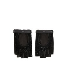 칼 라거펠트 K/오토그래프 라인스톤 핑거리스 장갑