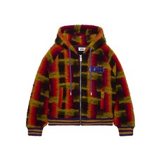 GCDS 후드 체크 재킷