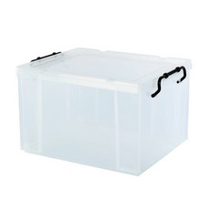 KEYWAY 聯府 耐久16型整理箱 33L (2入組/附輪) CK16 大容量收納箱 衣物整理箱 台灣製, 透明, 2個