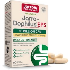 Jarrow FORMULAS 賈羅公式 Dophilus EPS 100億益生菌素食膠囊, 60錠, 1個
