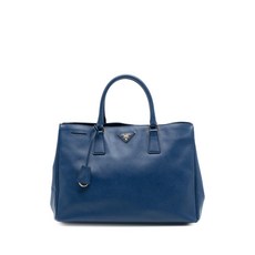 프라다 중고 2010-2025 라지 사피아노 럭스 갤러리아 토트 백