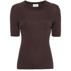 파로쉬 반소매 골지 니트 탑