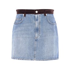 마르니 데님 미니 스커트