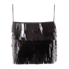 셀프포트레이트 시퀸 장식 탑